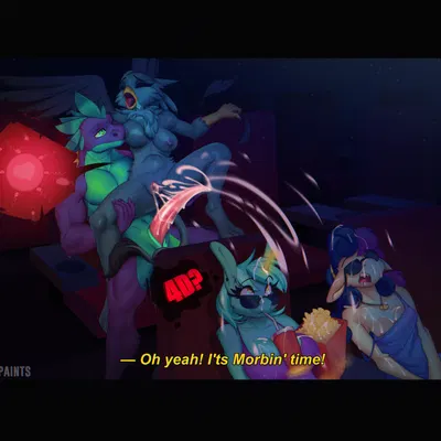 bonbon (mlp), gabby (mlp), lyra heartstrings (mlp) (friendship is magic, hasbro) created by sugarlesspaints