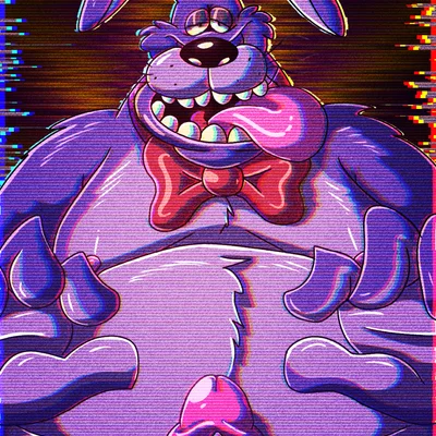 bonnie (fnaf) (five nights at freddy's, scottgames) created by jusosleep
