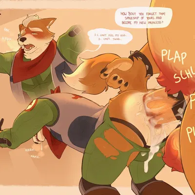 bowser, fox mccloud (mario bros, nintendo) created by krampusivyy