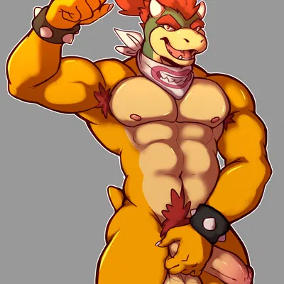bowser jr. (mario bros, nintendo) created by artejaxton