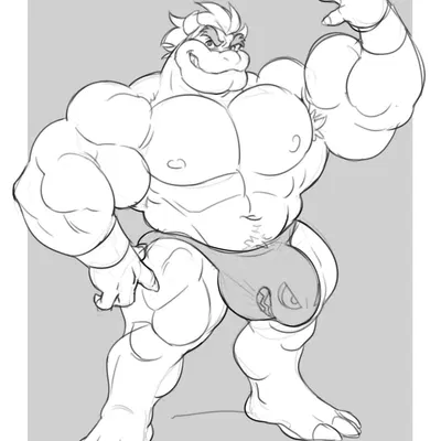 bowser (mario bros, nintendo) created by analon (artist)