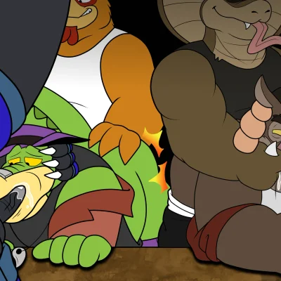 boyd (brok the investigator), brok (brok the investigator), clint (brok the investigator) (brok the investigator, cowcat games) created by spotttheyeen