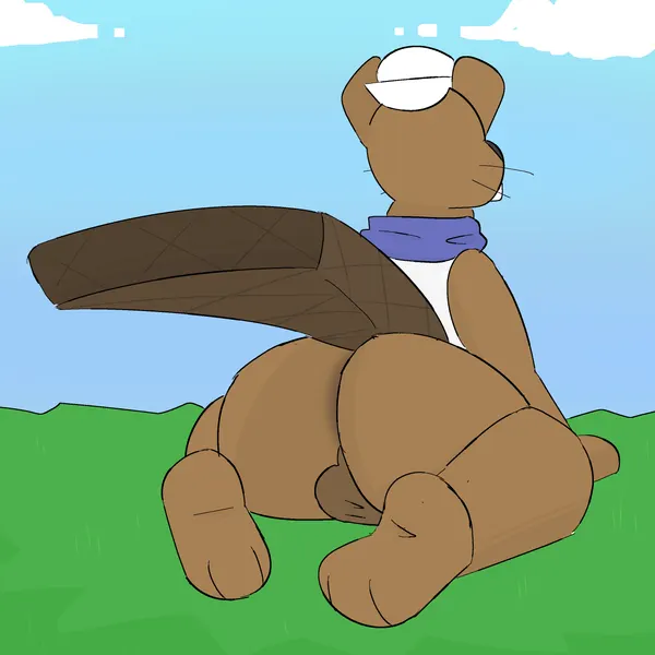 bucky beaver (broadside beach, shipwrecked 64) created by delta's art