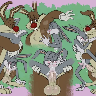 bugs bunny (looney tunes, warner brothers) created by tush (artist)