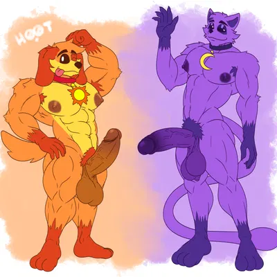 catnap (poppy playtime), dogday (poppy playtime) (mob entertainment, poppy playtime) created by dg254