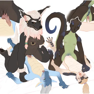 cett (coldmanmoran), rhael (rhaelrhaelrasputin), skye (rhaelrhaelrasputin) (mythology) created by rhaelrhaelrasputin