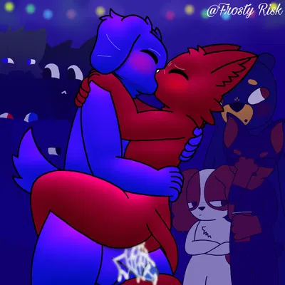 chaz barkley(bruce bronze), riley augestine(bruce bronze) created by frosty risk