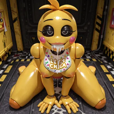 chica (fnaf) (five nights at freddy's) created by eheyebs