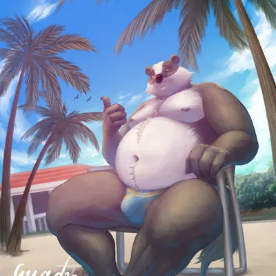 chief badger (beastly crimes, beastly crimes (2024)) created by guadr