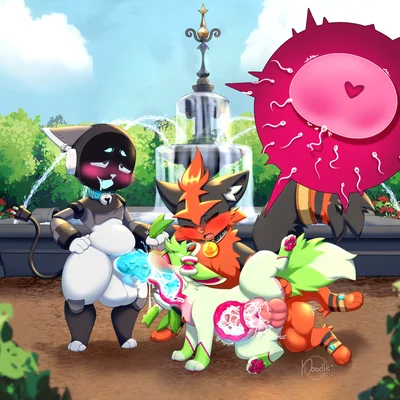 chip (ch1p set ad), isabelle raspberry (nintendo, pokemon) created by harmlessnoodle