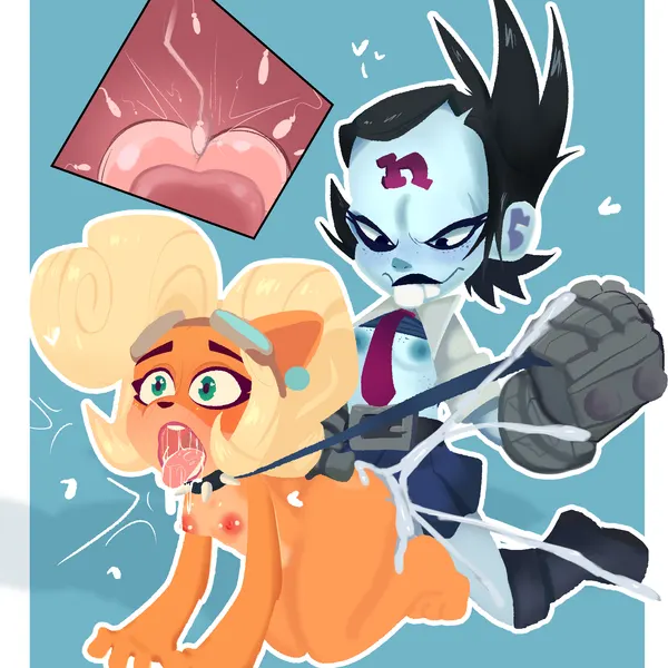 coco bandicoot, nina cortex (activision, crash bandicoot (series)) created by twixbartrix