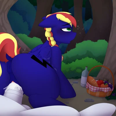 command stryke, jade spark (hasbro, my little pony) created by skandikuwu