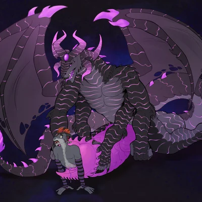 corinoch, damien (snakehead404) (mythology) created by v-v