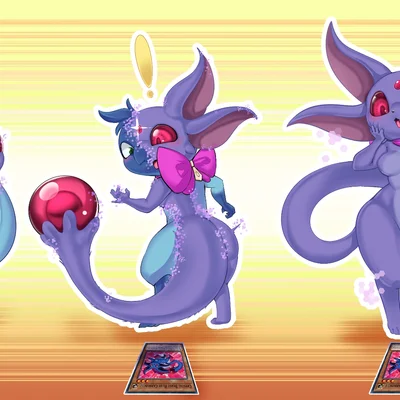 crystal beast ruby carbuncle, dez (ashura43) (nintendo, pokemon) created by bimboaudino