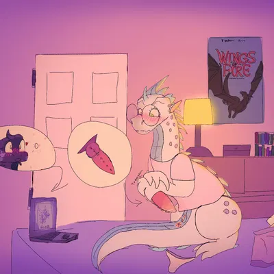 cyan (creativeclaws), lophiiformes (draconictonix) (mythology, wings of fire) created by lophii