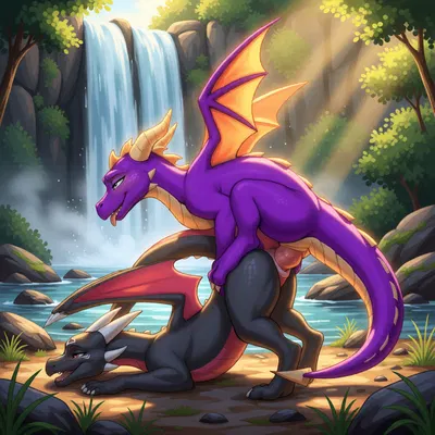 cynder, spyro (activision, spyro the dragon) created by director zerumi