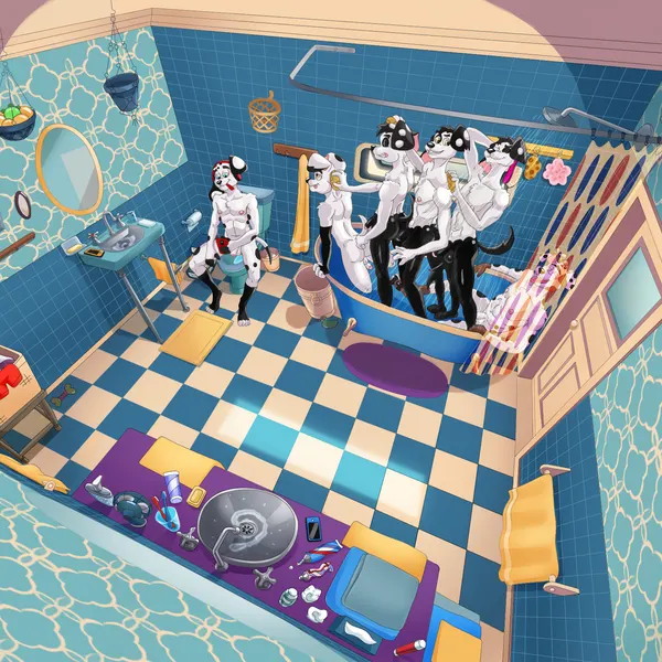d.j. (101 dalmatians), dimitri 1 (101 dalmatians), dimitri 2 (101 dalmatians) (101 dalmatian street, 101 dalmatians) created by dal101strefan
