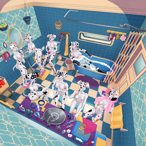 da vinci (101 dalmatians), dallas (101 dalmatians), dee dee (101 dalmatians) (101 dalmatian street, 101 dalmatians) created by dal101strefan