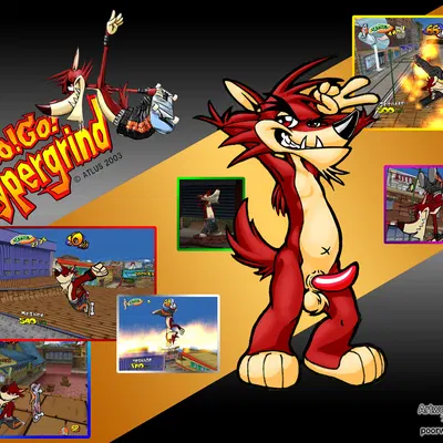 decker (atlus, go! go! hypergrind) created by wolfblade