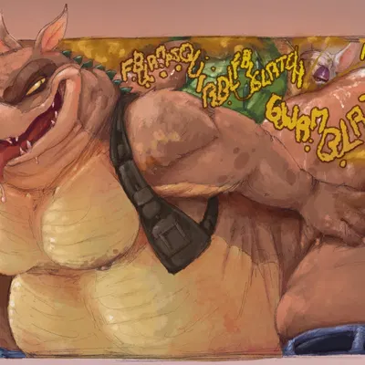 dingodile (activision, crash bandicoot (series)) created by leprosick