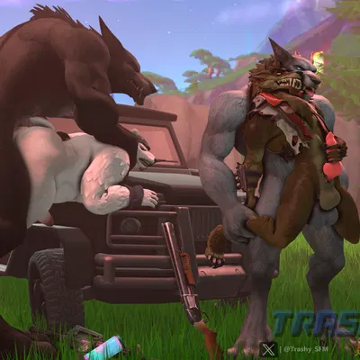dire (fortnite), polar patroller (blizzard entertainment, epic games) created by trashy sfm