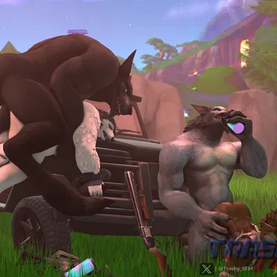 dire (fortnite), polar patroller (blizzard entertainment, epic games) created by trashy sfm