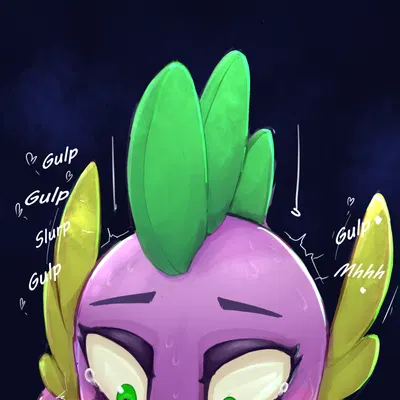 discord (mlp), spike (mlp) (friendship is magic, hasbro) created by kviksi nya