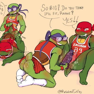 donatello (tmnt), raphael (tmnt) (teenage mutant ninja turtles) created by relatedturtles