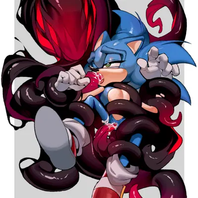 doom morph shadow, sonic the hedgehog (sega, sonic the hedgehog (series)) created by t0t0mopann