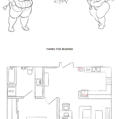 dusty (gingerlybreadart), janelle (gingerlybreadart) created by gingerlybreadart