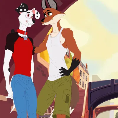dylan (101 dalmatians), fergus (101 dalmatians) (101 dalmatian street, 101 dalmatians) created by dal101strefan
