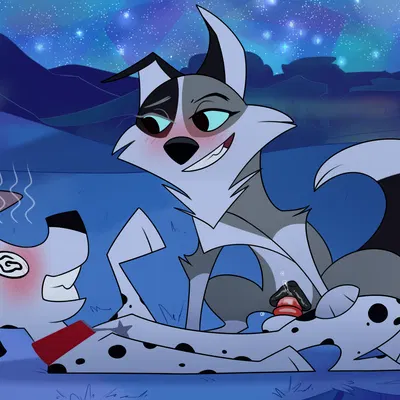 dylan (101 dalmatians), summer (101 dalmatians) (101 dalmatian street, 101 dalmatians) created by distractingdizzy