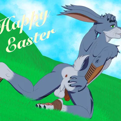 e. aster bunnymund, easter bunny (dreamworks, easter) created by dustin c