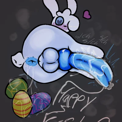 easter created by rockpankake, shay the bunny