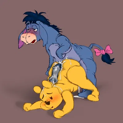 eeyore, pooh bear (disney, winnie the pooh (franchise)) created by fuzefurry