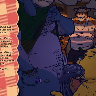 eeyore, pooh bear, tigger (disney, winnie the pooh (franchise)) created by avalath tiger