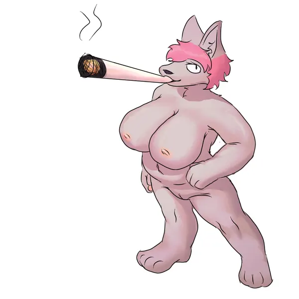 exoworo (mau makan apa, ralsei smoking blunt) created by arrier jewolf