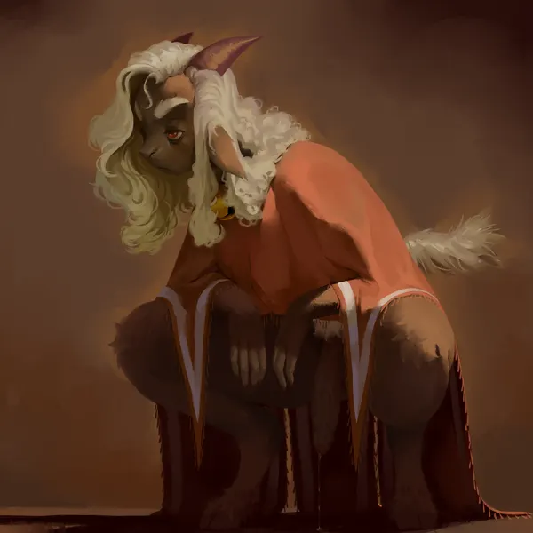 fan character (cult of the lamb, massive monster (studio)) created by blulesnsfw