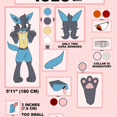 fan character, islu (islucario) (nintendo, pokemon) created by islucario