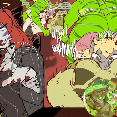 fel (my life with fel), green (my life with fel), monica (my life with fel) created by kenno arkkan