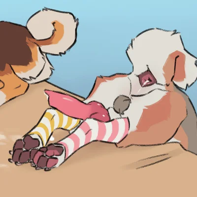 fen (hakudoge), unnamed character (kettukarkki) created by hakudoge