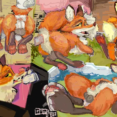 fink (the wild robot) (dreamworks, the wild robot) created by guddlegump