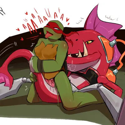 fishface (tmnt), raphael (tmnt) (teenage mutant ninja turtles) created by jrginie