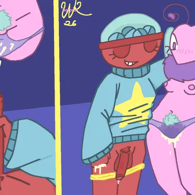 flutter (dandy's world), gigi (dandy's world) (blushcrunch studio, dandy's world) created by warprat