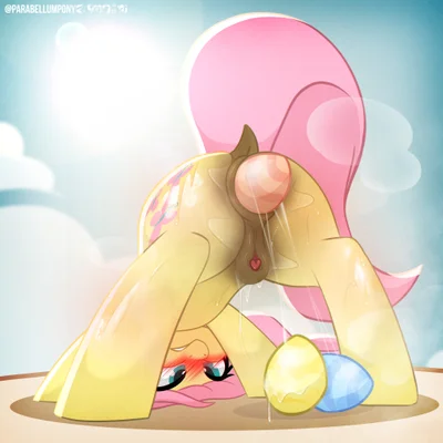 fluttershy (mlp) (easter, friendship is magic) created by parabellumpony