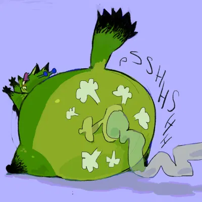 fox alien (snunkies), unnamed character created by snunkies