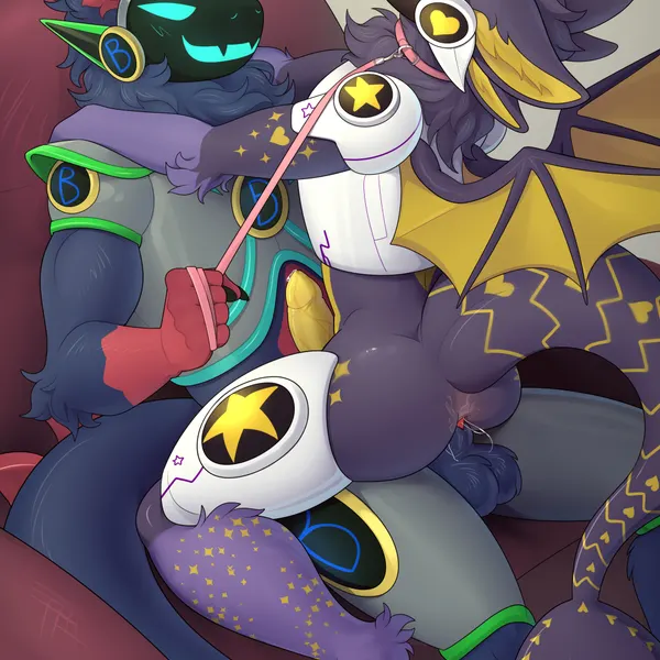 fox becket, pipu (protogen) created by amaranta