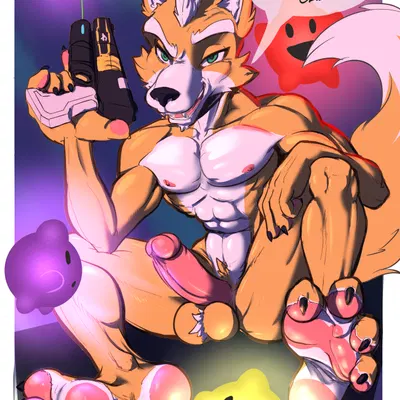 fox mccloud (nintendo, star fox) created by kabalca