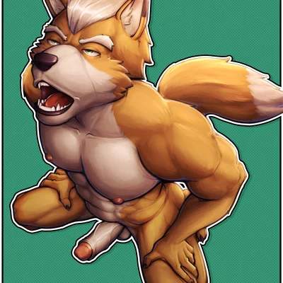 fox mccloud (nintendo, star fox) created by larrau
