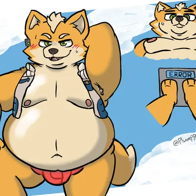 fox mccloud (nintendo, star fox) created by plumppancake